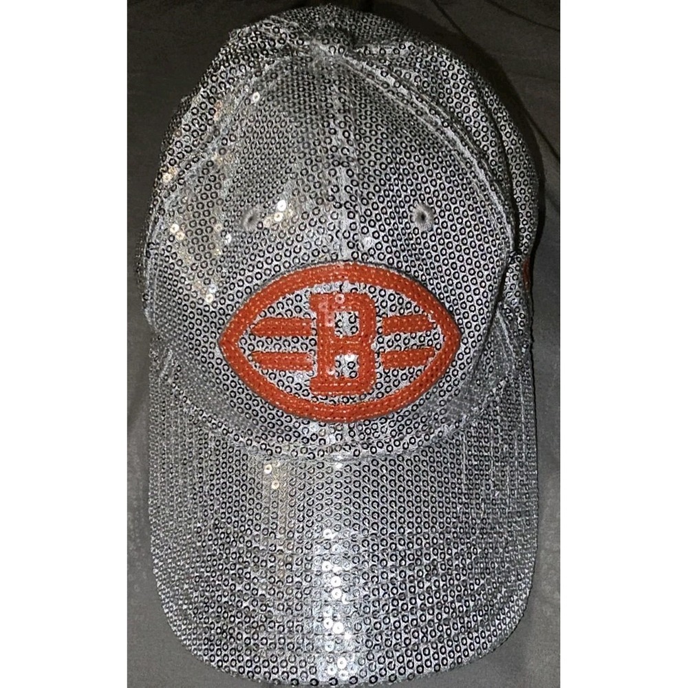 *RARE Exclusive VICTORIA'S SECRET PINK CINCINNATI BENGALS Sequins Hat C29
